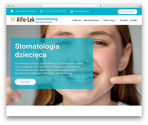 MediHealth WordPress theme free - stomatolog.net.pl