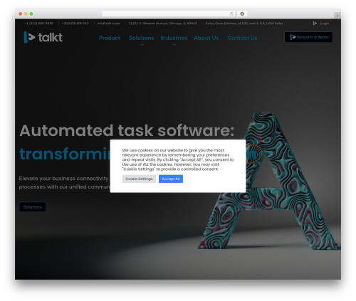 Setech WordPress theme design - talkt.com