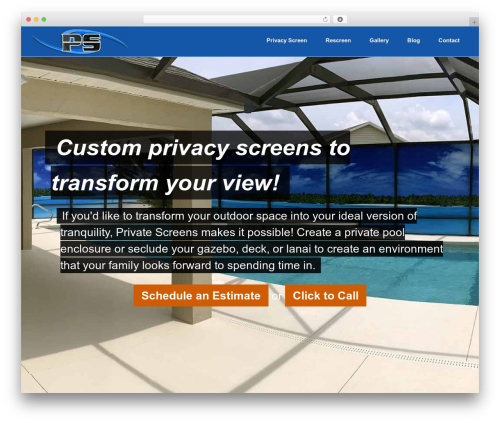 Theme WordPress Genesis - privatescreens.com