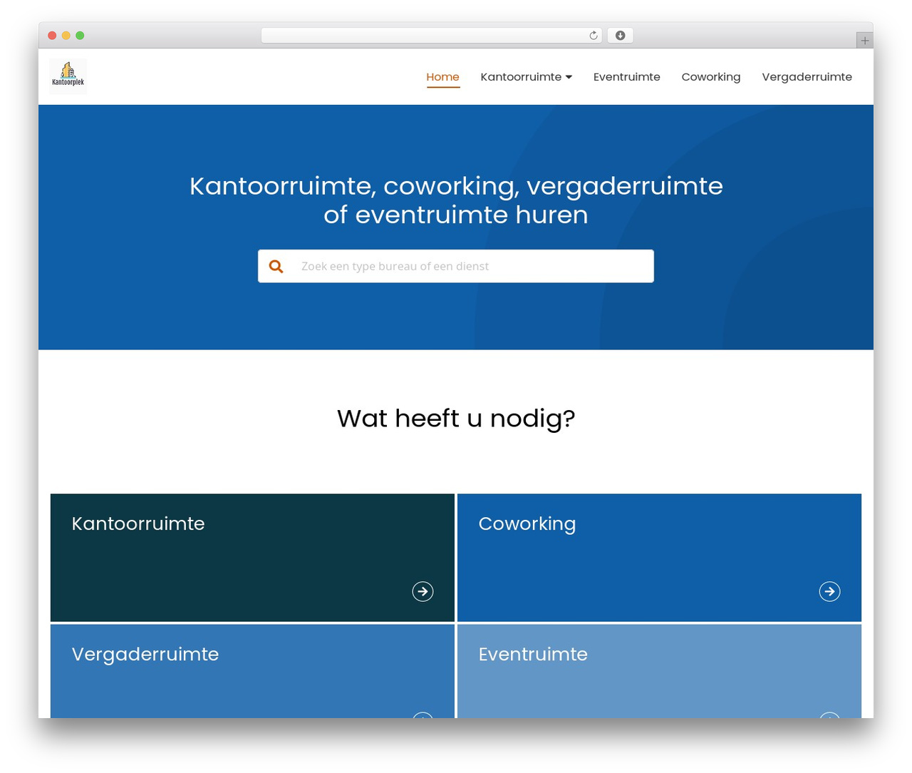 WordPress theme Bureau Feith - kantoorplek.com