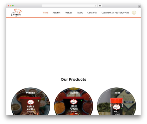 WordPress theme ChefLuv - chefluv.com
