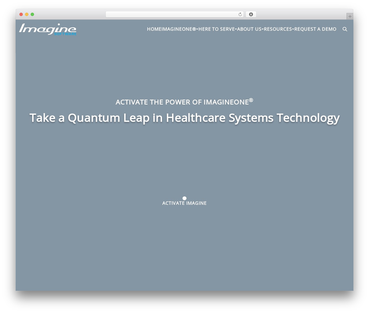 WordPress theme Imagine Software - imagineteam.com