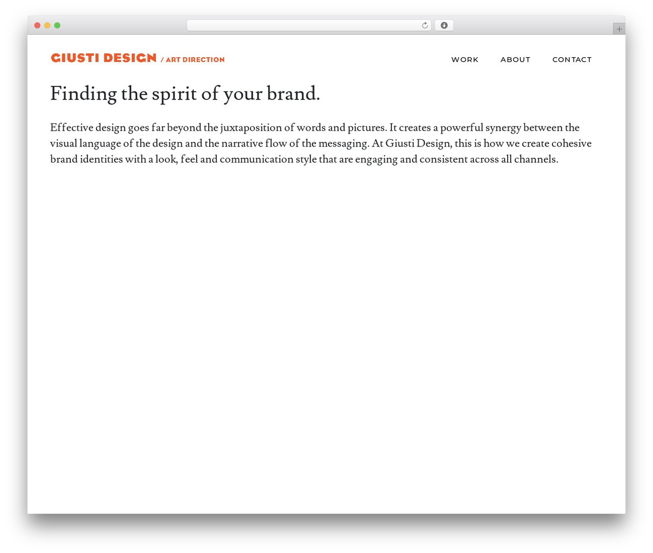 WPS Theme WordPress theme - angelagiusti.com