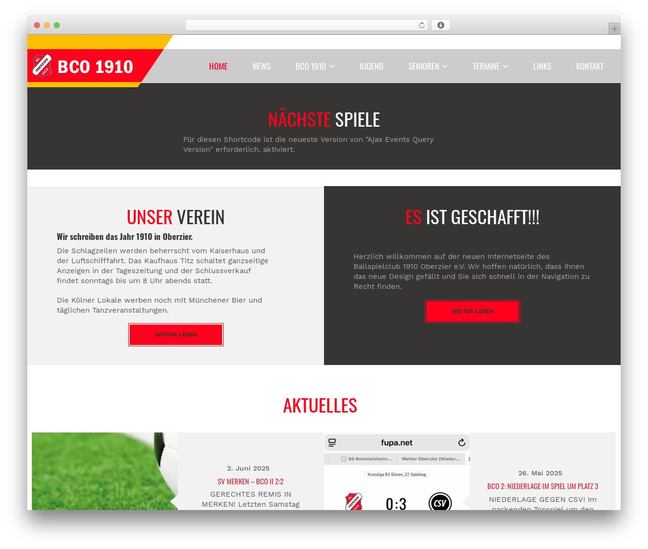 BCO WordPress theme - bco1910.org BCO WordPress theme - bco1910.org