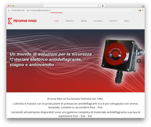 Constrion WordPress theme - kromamec.it