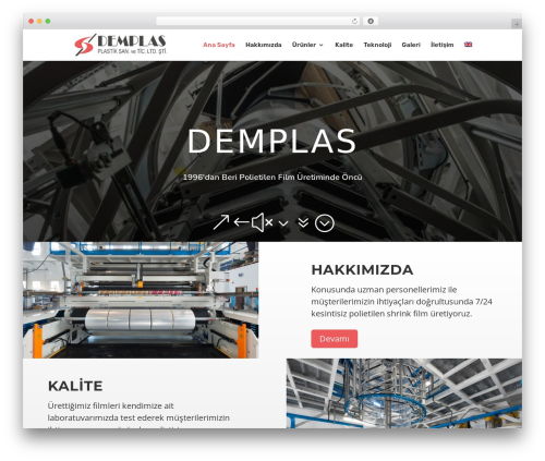Divi theme WordPress - demplas.com.tr