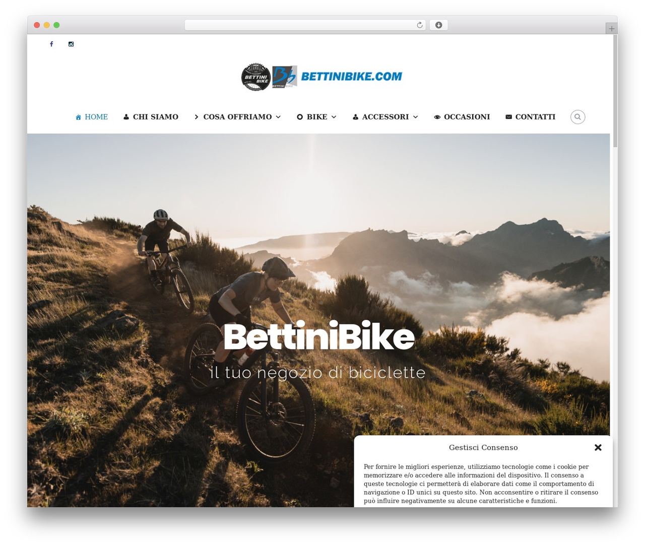 Flash Pro theme WordPress - bettinibike.com