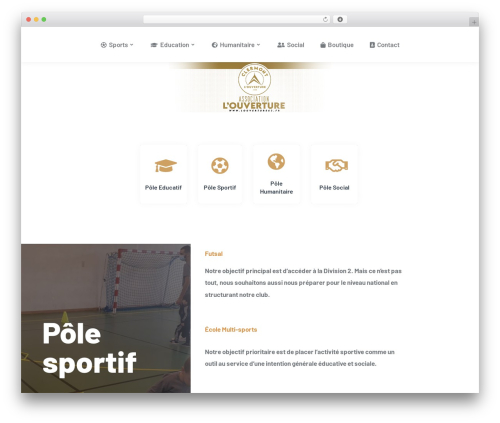 Funlin Progression theme WordPress - louverture63.fr