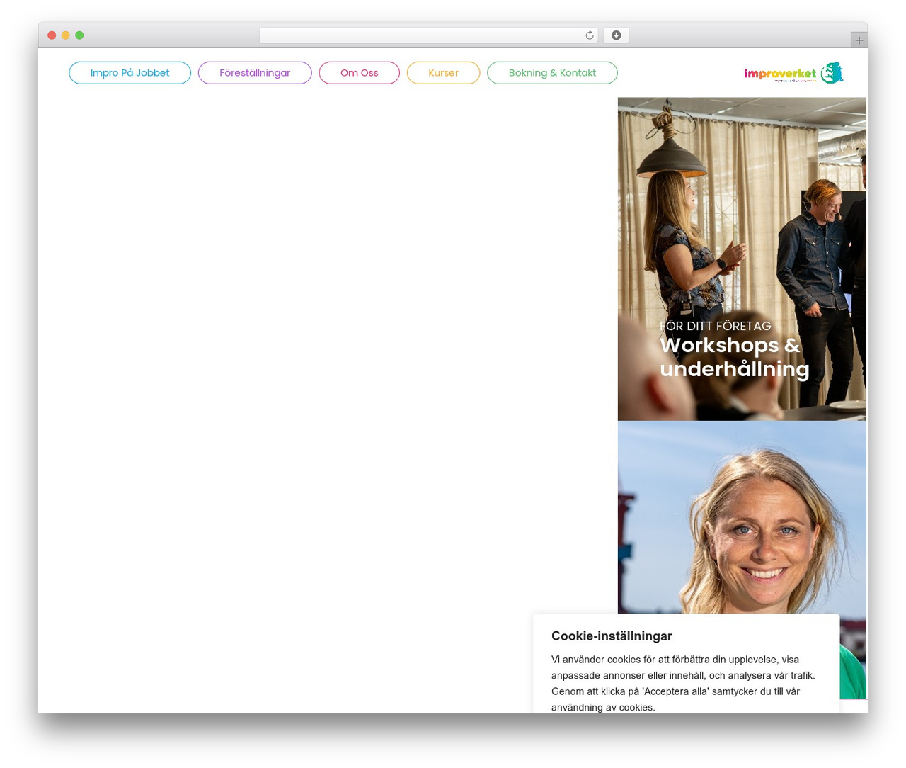 Hello Elementor WordPress theme design - improverket.se