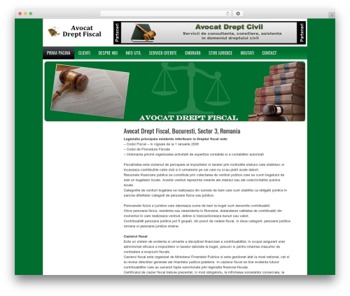 Indicate top WordPress theme - drept-fiscal.eu