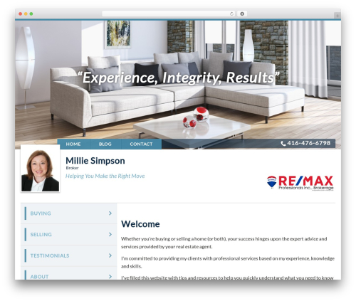 IXACT Framework WordPress theme - milliesimpson.com