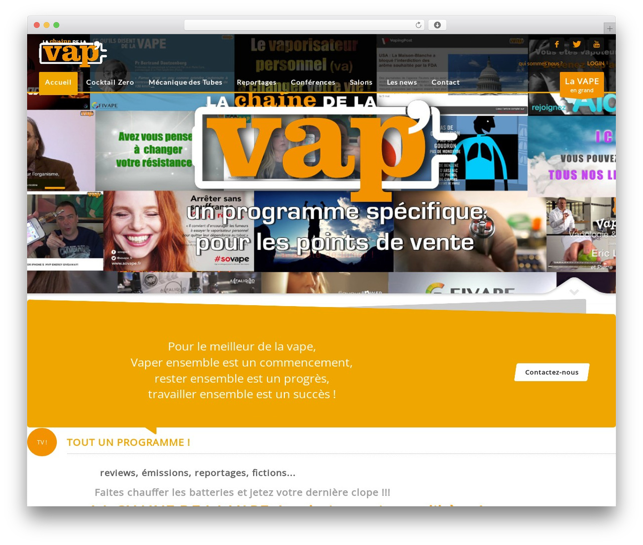 Kallyas theme WordPress - lachainedelavape.com