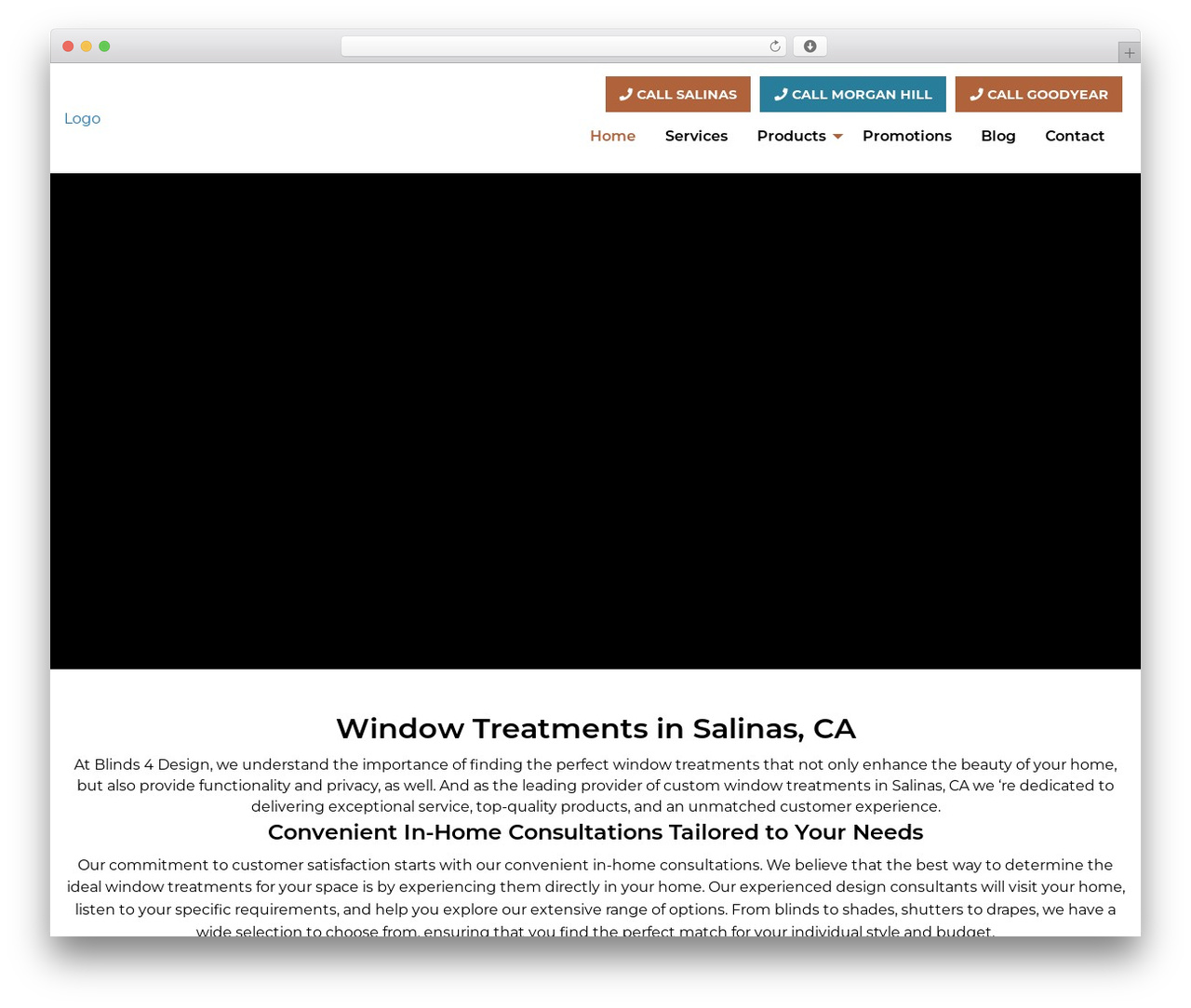kdw-framework4 WordPress website theme - blinds4design.com