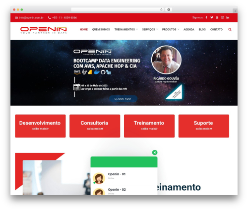 Edubin core WordPress plugin - openin.com.br