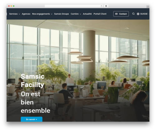 Samsic WordPress theme - samsic.ch