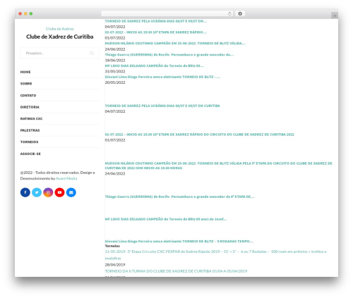 soledad WordPress theme - cxc.org.br