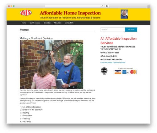 Steve Theme WordPress theme - a1ais.com