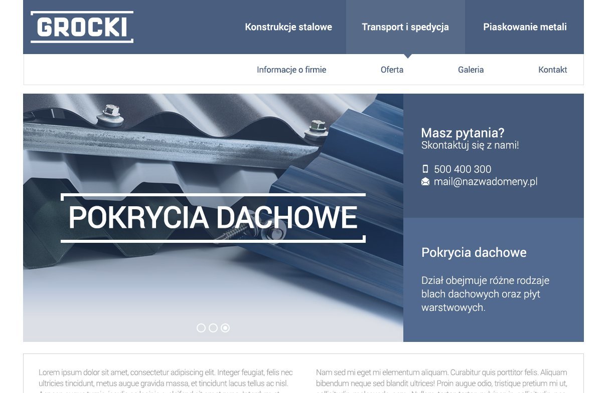 Theme WordPress transpol by Studio Kreacja