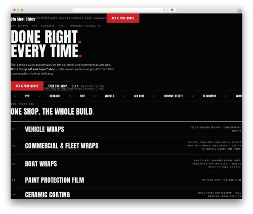 Theme WordPress WheelMasters - bigshotrides.com