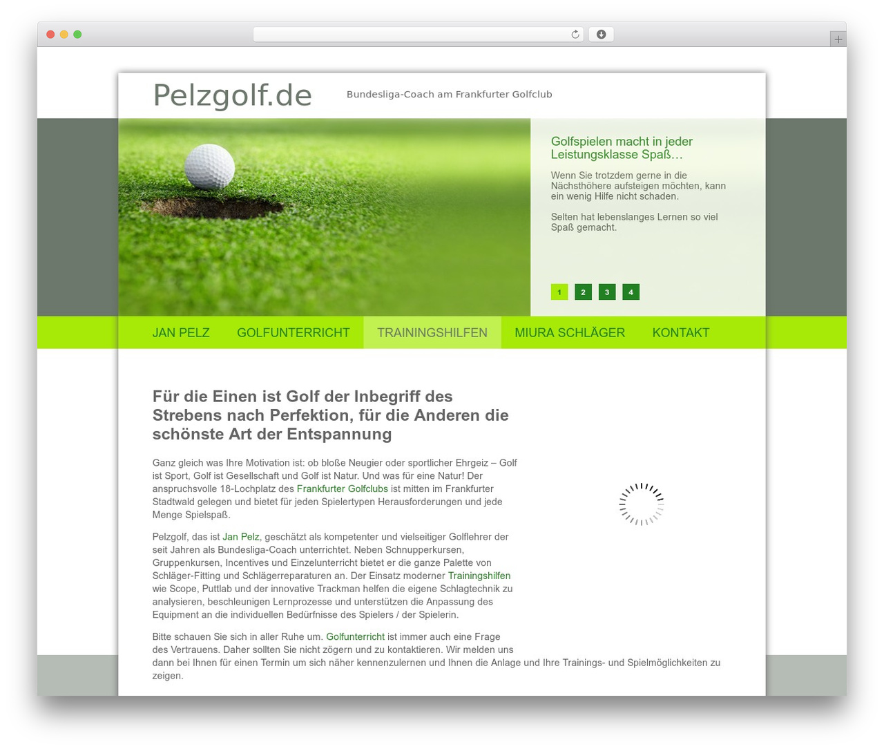 Theorem WordPress theme - jwp-golf.de