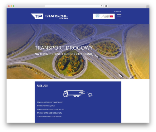 transpol WordPress theme - trans-pol.net