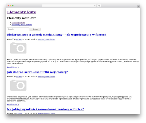 VT Blogging WordPress blog theme - artykuly-metalowe.pl