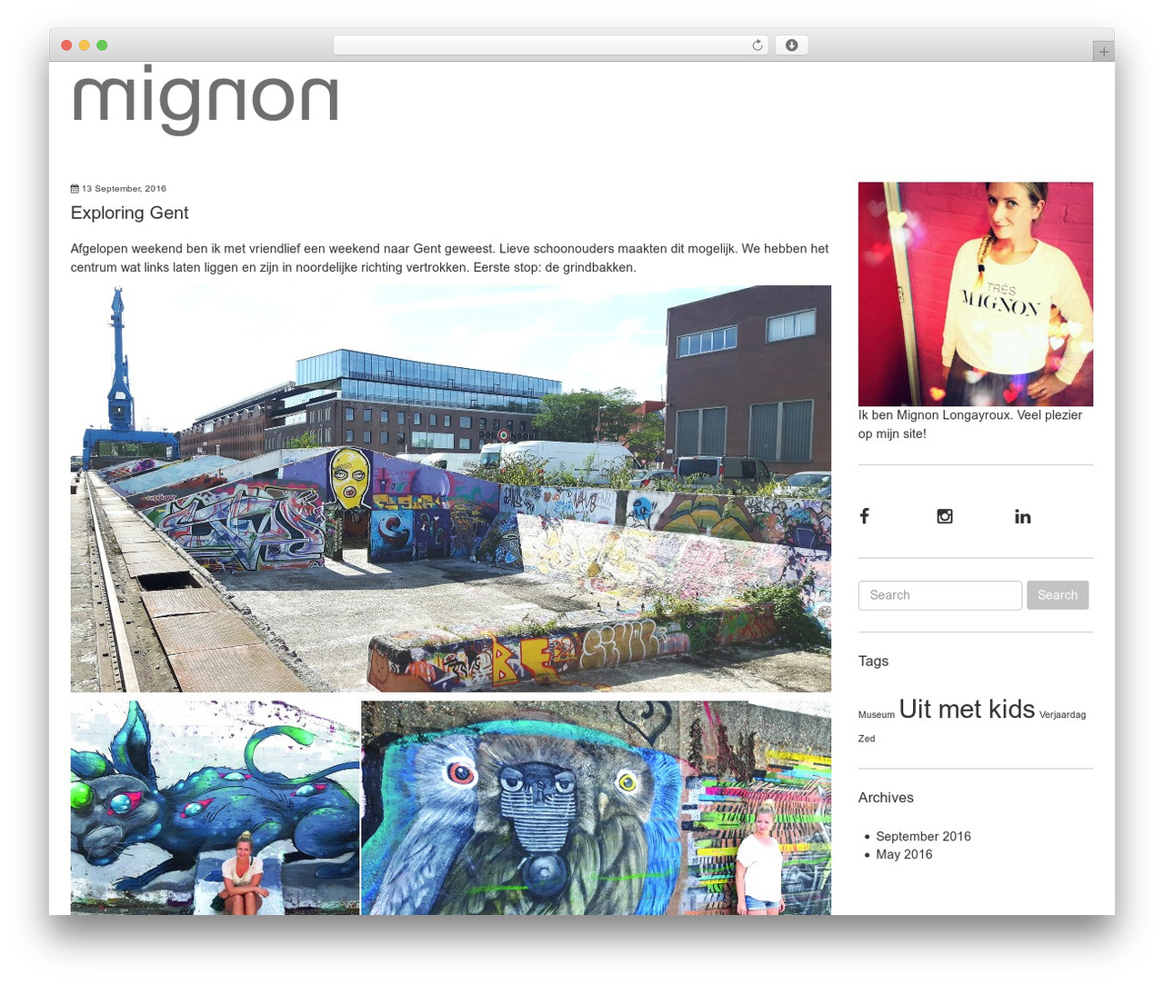 WordPress theme Future - mignon-design.nl
