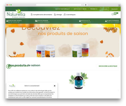 Caddy premium WordPress plugin - naturella.ch