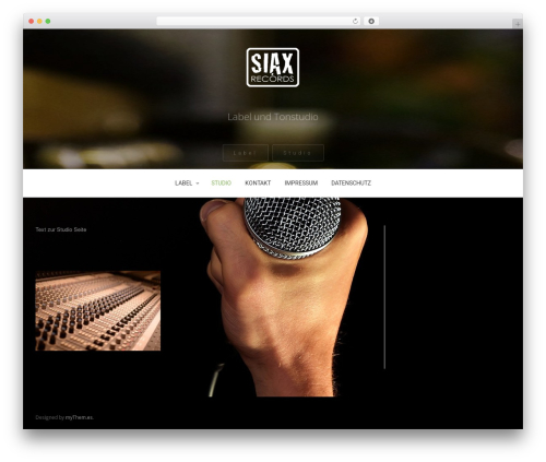 WordPress theme Treeson - siax-records.com