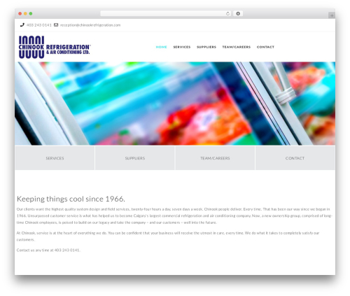 WP Suarez theme WordPress - chinookrefrigeration.com