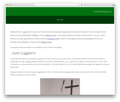 Ambitio WordPress theme - heisgood.org