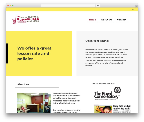 Beaver Builder Theme WordPress theme - beaconsfieldmusicschool.com