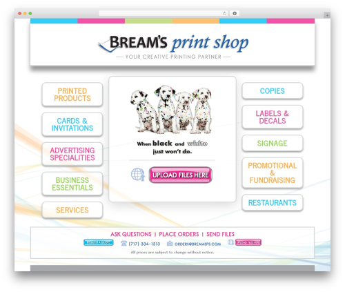 Breams Theme theme WordPress - breamsps.com