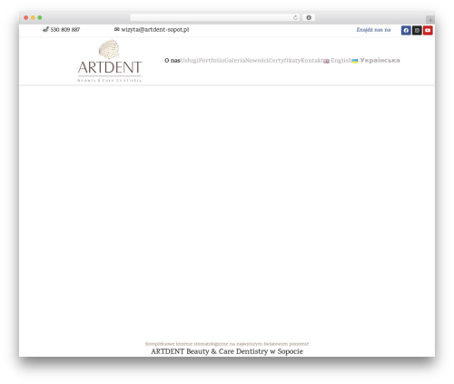 Tenweb builder WordPress plugin - artdent-sopot.pl