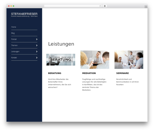 Divi theme WordPress - stefanie-frieser.de