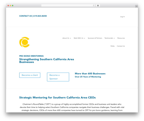 Pmpro nav menus WordPress plugin - chairmensroundtable.com
