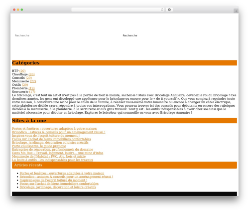 generic-site WordPress theme - bricolage-annuaire.com