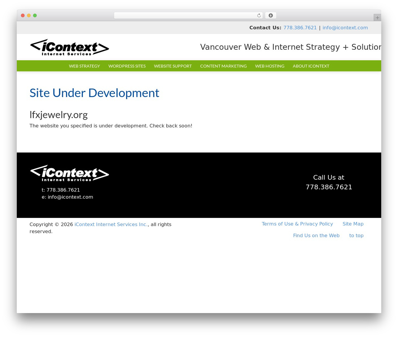 iContext Internet Services Inc. top WordPress theme - icontext.com/operations/site-under-development/?uri=lfxjewelry.org