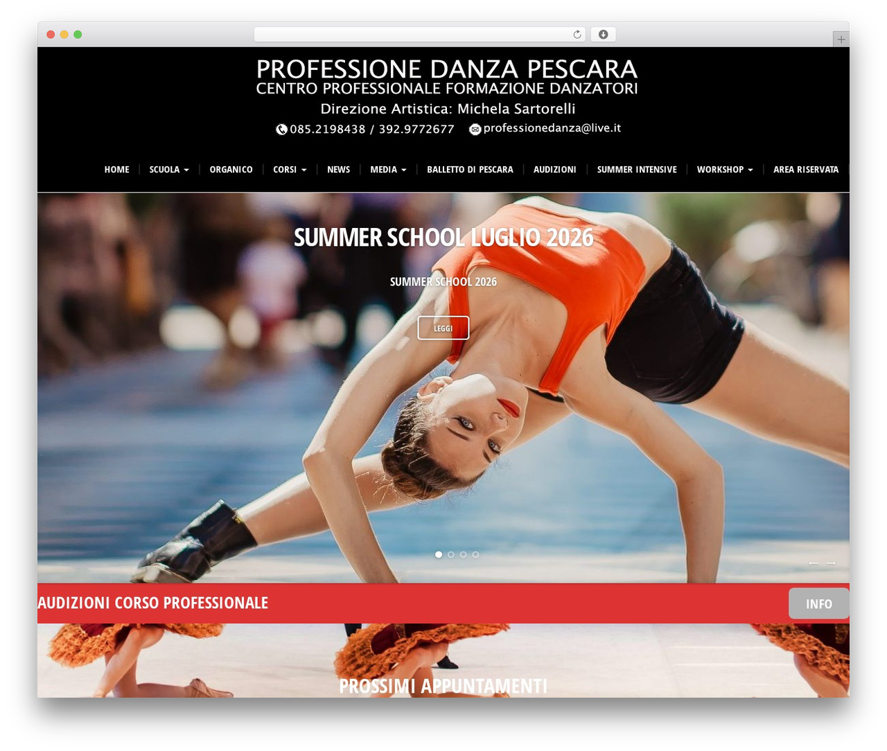 Modality Pro WordPress theme - professionedanza.org Modality Pro WordPress theme - professionedanza.org