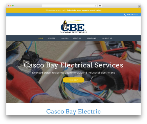 Theme WordPress Reach Local - cascobayelectric.com