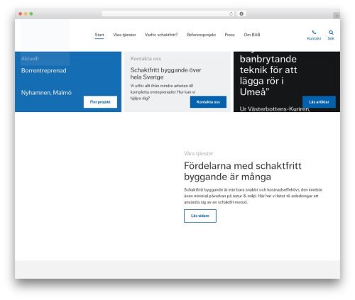 The Sceleton theme WP theme - bab-ab.se