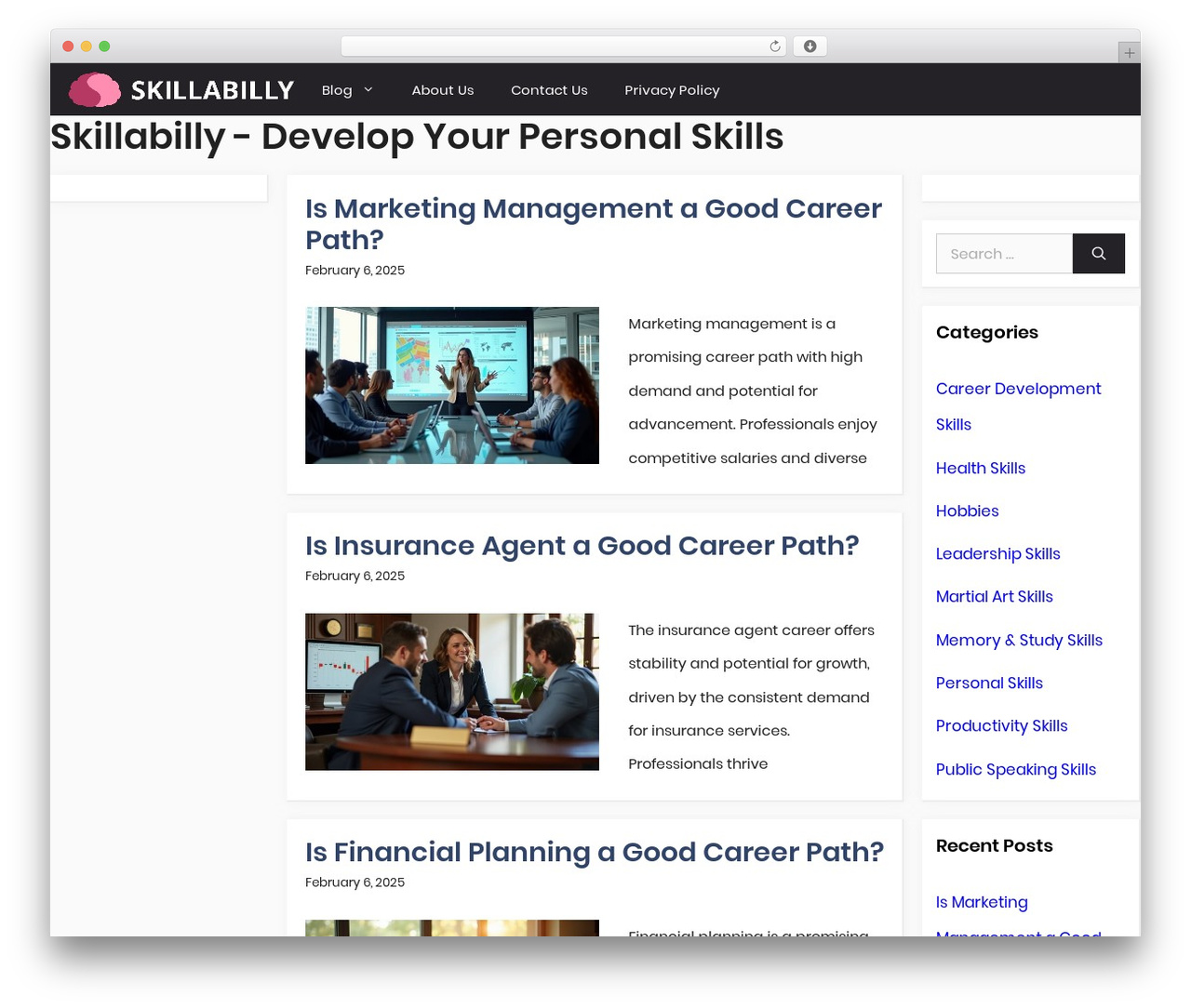 WordPress theme GeneratePress - skillabilly.com WordPress theme GeneratePress - skillabilly.com