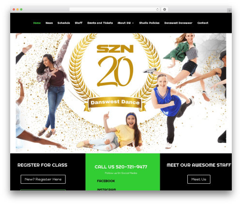 WordPress theme Divi - danswest.com