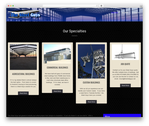 Best WordPress theme Interior Lite - thesteelguys.net