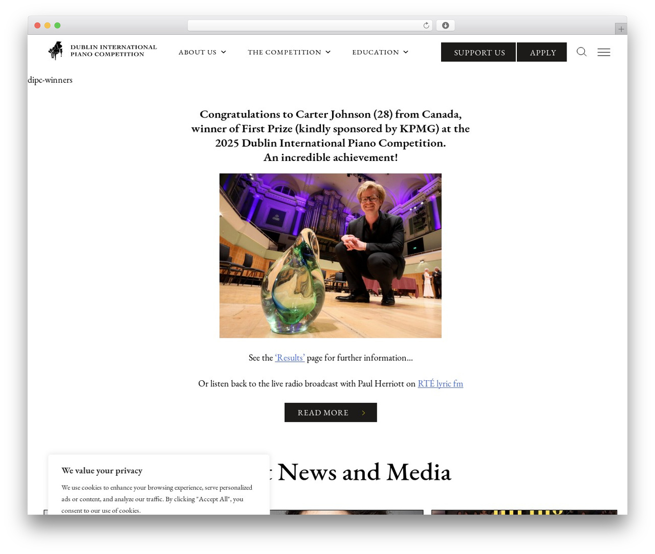 dipc WordPress theme - dipc.ie