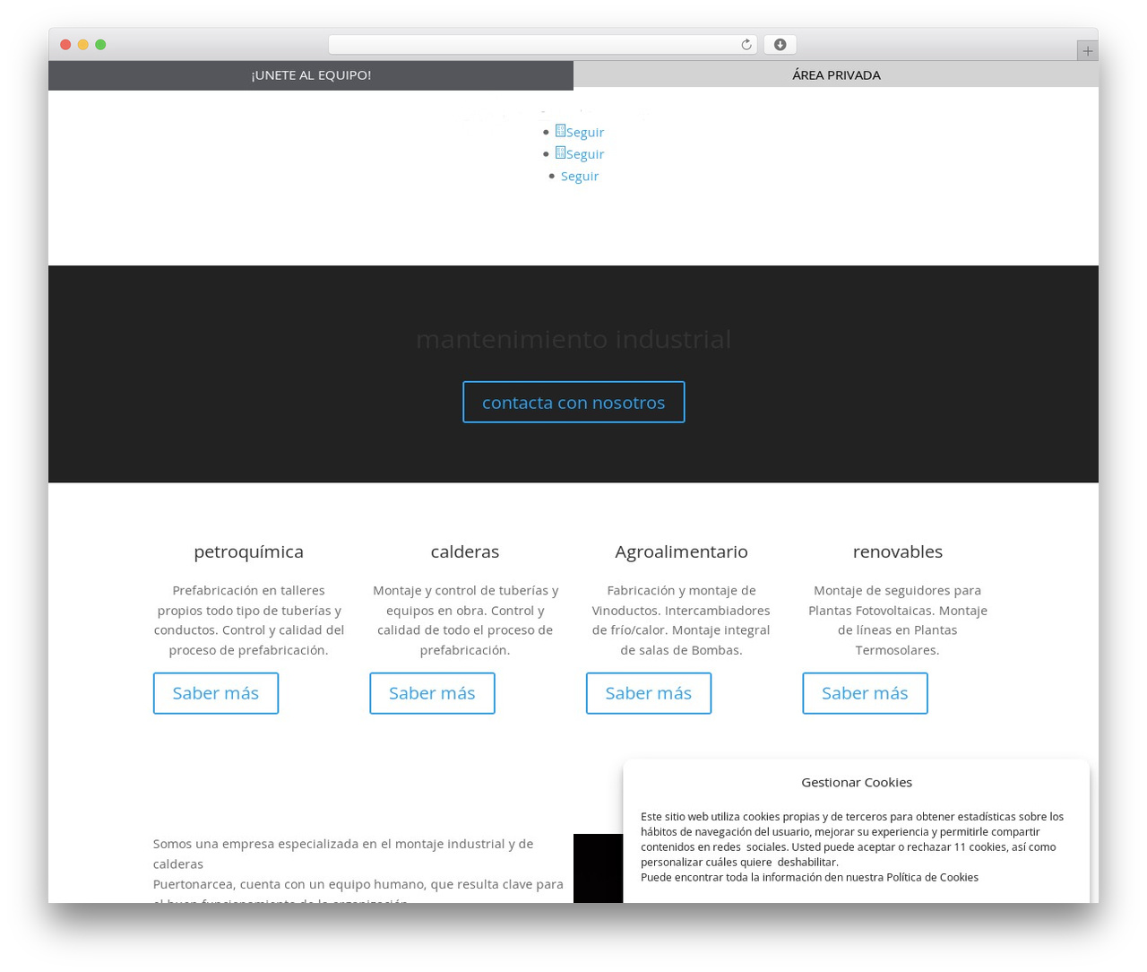Divi theme WordPress - puertonarcea.com