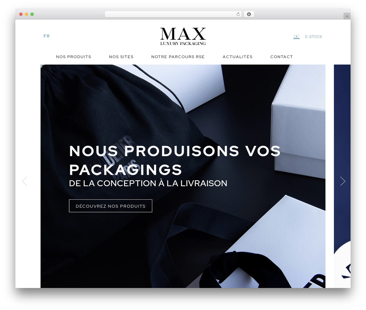 Max Pack WordPress theme design - max-pack.fr