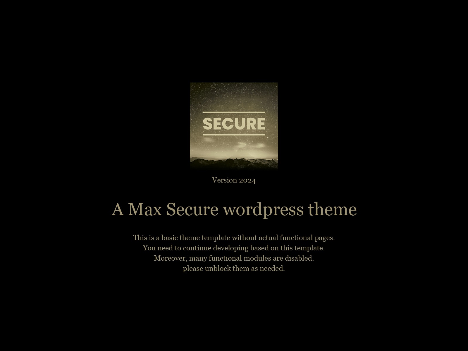 OPE24 Max Secure WordPress theme by 1pxeye