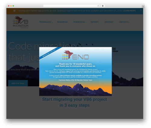 StartFlow WordPress website theme - vbmigration.com