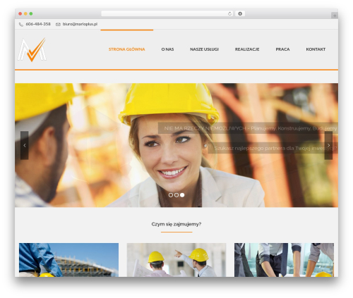 Theme WordPress Constrion - marioplus.pl